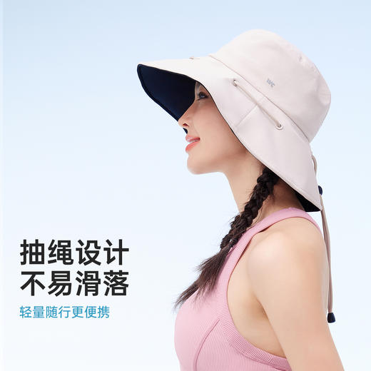 VVC防晒帽女25春夏新款工装渔夫帽户外出游大帽檐帽子骑车遮阳帽 商品图1