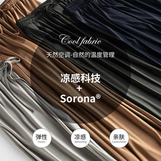 刚需款丨醋酸 丝滑凉感 针织高腰阔腿裤 商品图2