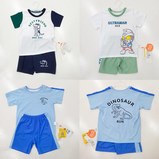 阿奇幼幼园男童纯色款运动套装（90#-130#） 商品图0