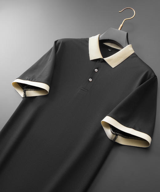 【棉质】【DDA】大依优型大码短袖POLO衫翻领商务休闲透气半袖夏季上衣 商品图3