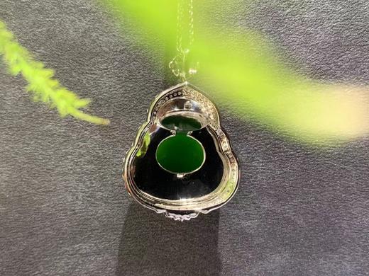 【御珠宫坊】金镶碧玉佛吊坠 商品图1