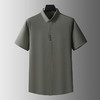【棉质】【DDA】大依优型大码短袖POLO衫中国风翻领商务休闲透气半袖夏季上衣 商品缩略图0