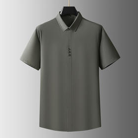 【棉质】【DDA】大依优型大码短袖POLO衫中国风翻领商务休闲透气半袖夏季上衣