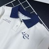 瑕疵【小资范】3202 100%棉藏青拼色POLO衫-喜出 商品缩略图3