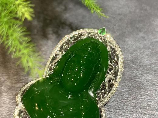 【御珠宫坊·传藏系列】金镶碧玉观音 商品图4