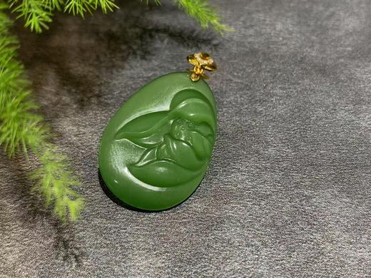 【御珠宫坊】金镶碧玉花牌 商品图3