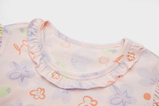 【繁花似锦莫代尔】SCHIESSER德国舒雅女童繁花似锦系列莫代尔面料短袖花边家居裙3F/24358D 商品图1