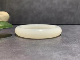 【御珠宫坊·传承系列】羊脂白玉手镯55mm