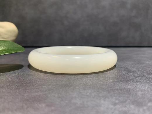 【御珠宫坊·传承系列】羊脂白玉手镯55mm 商品图0