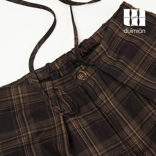 duimian对面-格子长裤 商品图2