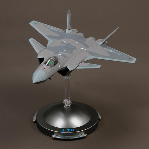 特尔博-长春航展、九三阅兵纪念品 1:72拼装版歼20战斗机合金飞机模型 仿真航模收藏款送礼佳品摆件 商品图6