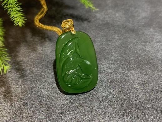 【御珠宫坊】金镶碧玉花牌 商品图2