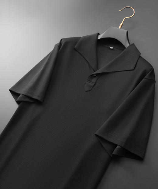 【棉质】【DDA】大依优型大码翻领短袖POLO衫休闲透气半袖夏季上衣男士胖子 商品图4