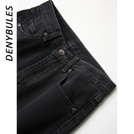 DENYBULES 春夏新款大牌原版修身直筒裤时尚休闲复古宽松水洗 商品图5