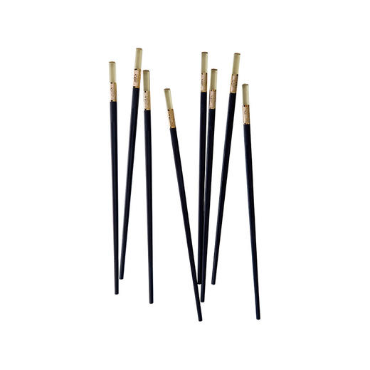 【分仓直发包邮】多样屋五福临门合金筷10双礼盒TA030103234ZZ 商品图4