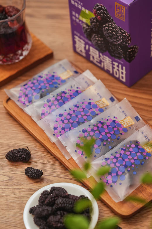 尚好轻秀冻干桑葚 产地四川南充 西南大学向仲怀院士培育研发 绿色有机认证 工艺零下40℃急速冷冻 锁住花青素 商品图4