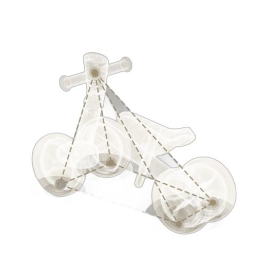 贝易启蒙家儿童平衡车1一3岁婴儿滑行车幼儿四轮学步车宝宝周岁礼 商品图4