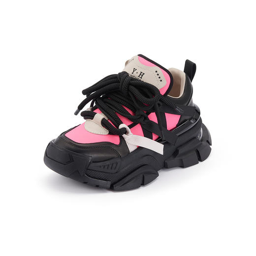 westory2024春季新款圆头厚底增高超轻老爹鞋运动鞋W24AM57381 商品图0