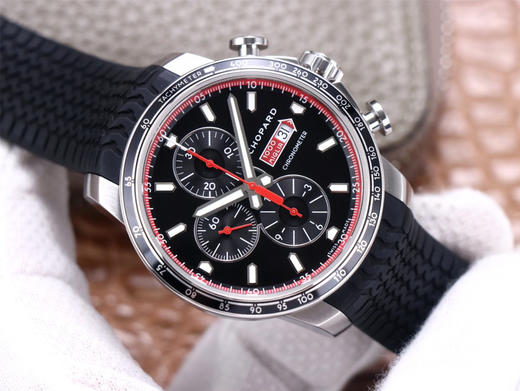 NOOB official厂出品➕基于正品original原版开模的Super copy，萧bang赛车系列精品，直径44mm，厚度14mm，小牛皮内衬天然纯进口橡胶表带，自动机械机芯，密底，肖邦赛车 商品图11