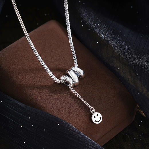 子佩集S925银【幸福笑脸】项链【XL-5130】纯银原创22502 商品图1