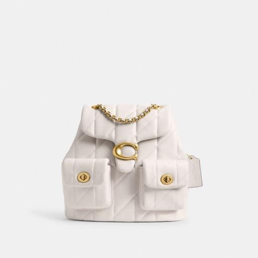 【品牌授权】【礼盒礼袋】COACH蔻驰女士菱格纹绗缝TABBY小香风奥莱双肩包 商品图10