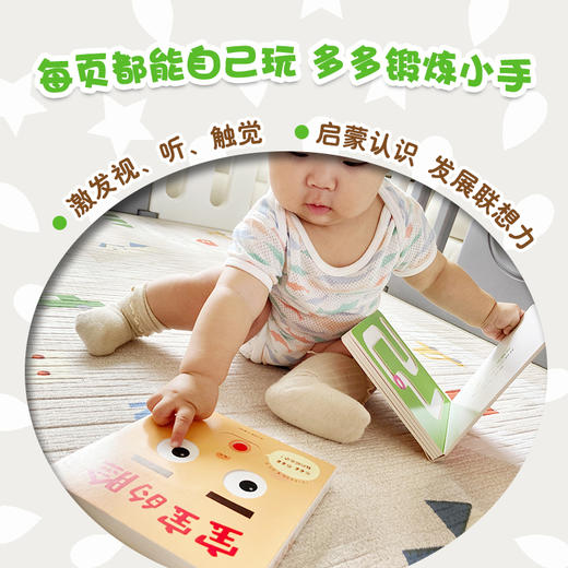 宝宝喜欢的玩具书：《宝宝的脸》《圈圈去散步》《我不是苹果哦》 商品图4