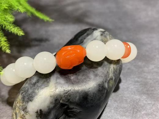 【御珠宫坊】羊脂白玉手串 商品图3