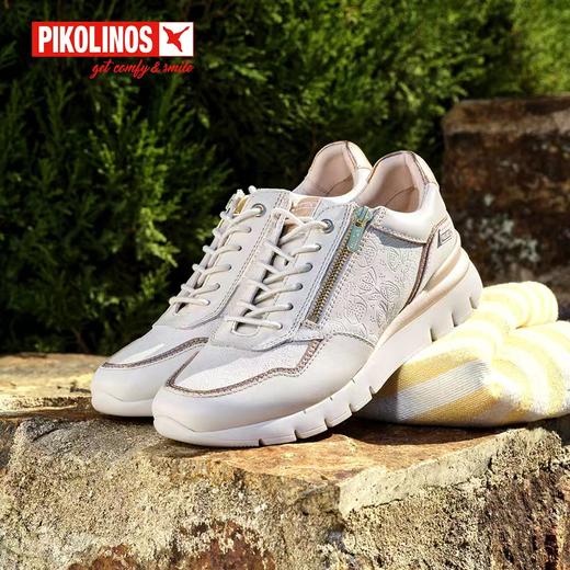 【Pikolinos】  B3F |  派高雁春季多材质拼接深口平底系带休闲运动鞋PS256712 商品图2