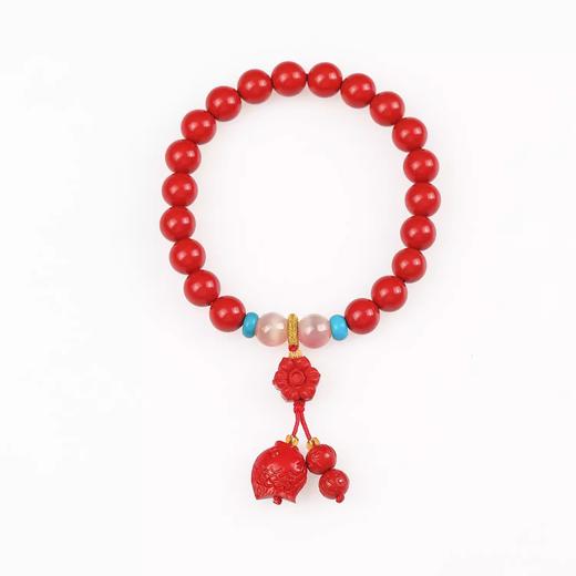 【东营特产】朱砂樱花女手串8mm红砂圆珠 商品图4