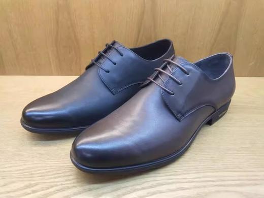 春季新款豪行真皮舒适休闲男鞋12157922时尚系带商务单鞋 商品图2