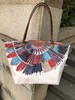珑骧马赛系列新款缤纷色彩花纹图案手提单肩大容量中号大号托特包妈咪包 商品缩略图2