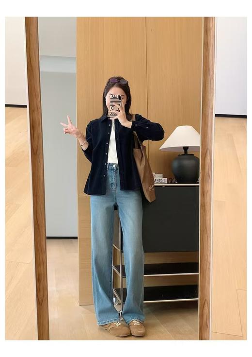 春新款赛罗纺小猫须百奇裤微直筒 商品图5