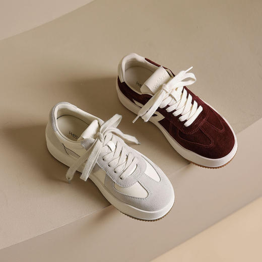 westory2024年秋季新款超轻厚底舒适百搭老爹鞋板鞋S24CM75461 商品图2