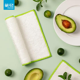 茶花竹纤去油抹布2片装