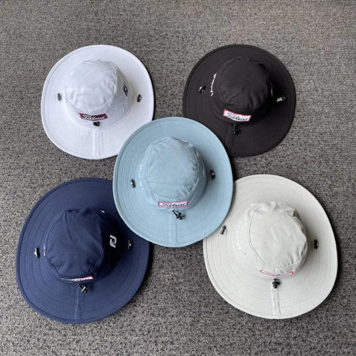 正品Titleist男女同款高尔夫大帽沿，大圆顶遮阳帽，均码！可以调节大小！防晒 遮阳 无敌防晒 可以任意调节
五个色。 商品图1
