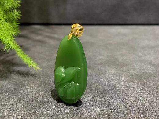 【御珠宫坊】金镶碧玉花牌 商品图6