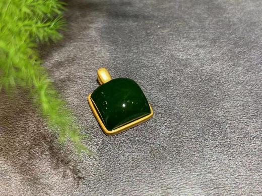 【御珠宫坊】金镶碧玉吊坠 商品图4