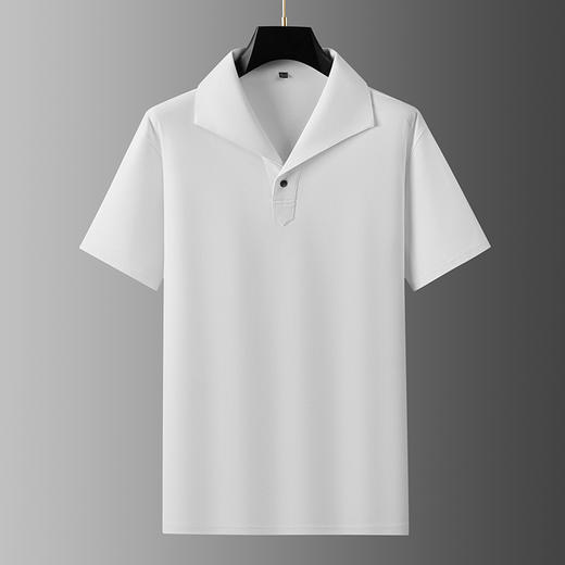 【棉质】【DDA】大依优型大码翻领短袖POLO衫休闲透气半袖夏季上衣男士胖子 商品图3