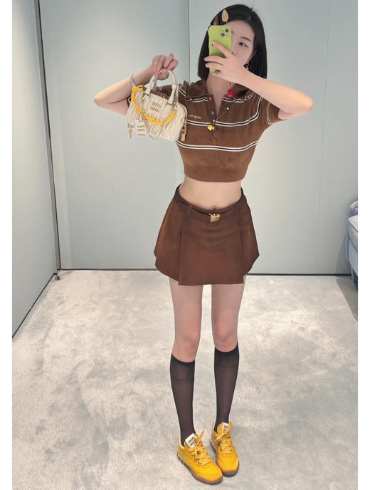 35-8 渠道货 Miu 25新款 炒鸡舒适Trye系列 优雅运动 系带休闲鞋 DIY珠串敲时髦 商品图7