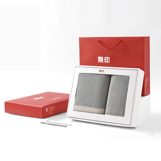 【分仓直发包邮】無印良品云松纯棉毛巾（一毛一浴套装）MJ-zu0609 商品图0