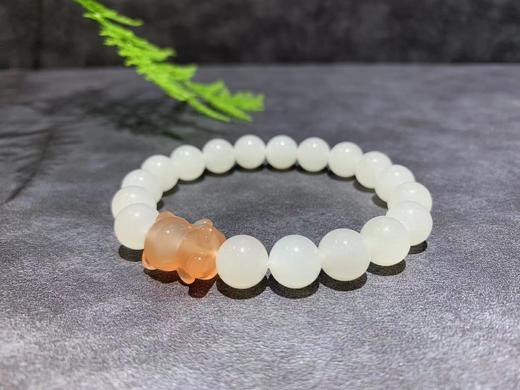 【御珠宫坊】羊脂白玉手串 商品图3