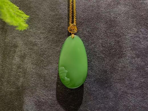 【御珠宫坊】金镶碧玉花牌 商品图1