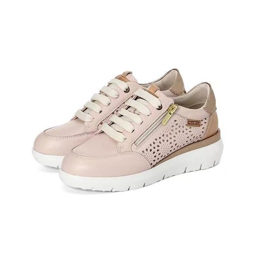 【Pikolinos 】  B3F | 派高雁25春季牛皮系带平底深口拼色运动鞋PS252704 商品图3