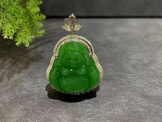 【御珠宫坊】金镶碧玉佛吊坠 商品图7