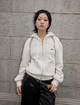 两件套可拆卸连帽卫衣