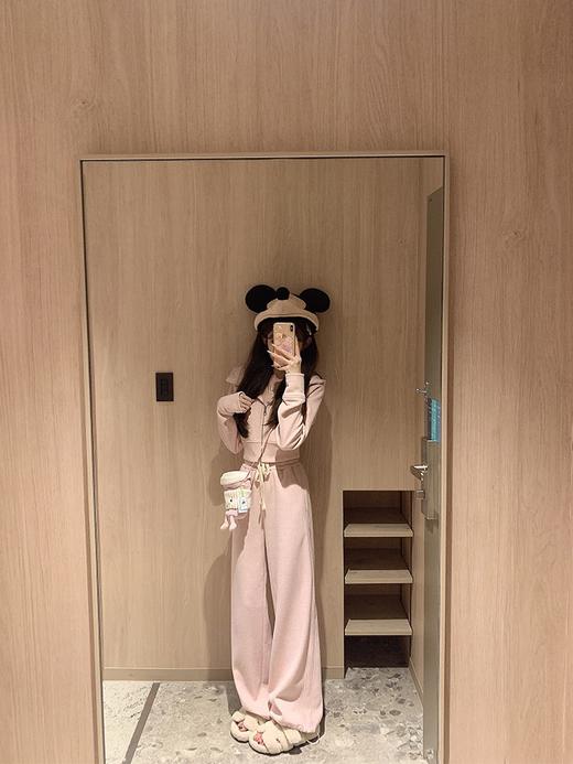 金蘑菇菇 招牌alo 素颜美女公式 / 定制天鹅绒加厚保暖卫衣套组 商品图3