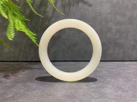 【御珠宫坊·传承系列】羊脂白玉手镯55.5mm