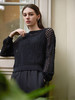 【棉麻镂空针织衫】25年春夏新品女士时尚镂空圆领针织套衫内搭背心 商品缩略图1