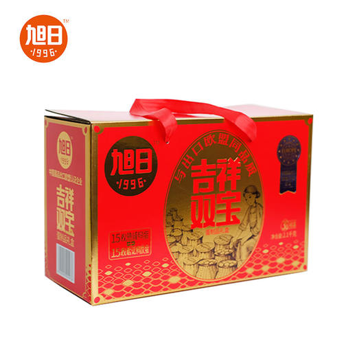 旭日1996吉祥双宝礼盒装30颗装（松花鸭皮蛋15枚熟咸鸭蛋15枚） 商品图0