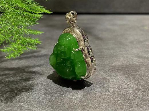 【御珠宫坊】金镶碧玉佛吊坠 商品图4